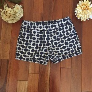 Ann Taylor Blue Beige Summer Shorts Size 2P